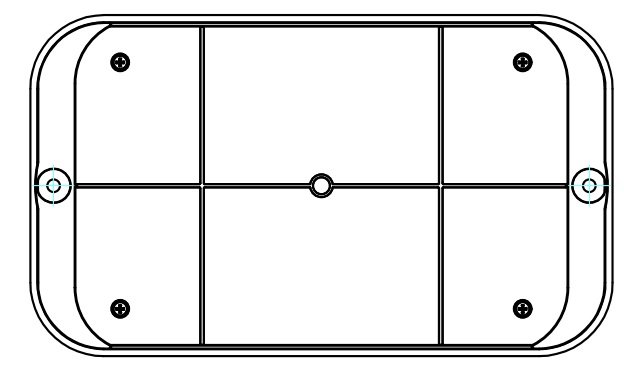 Mount hole drill template